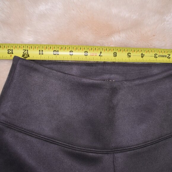 White House Black Market Faux Suede Runway Leggings Gray Size 4 Small - Picture 8 of 14